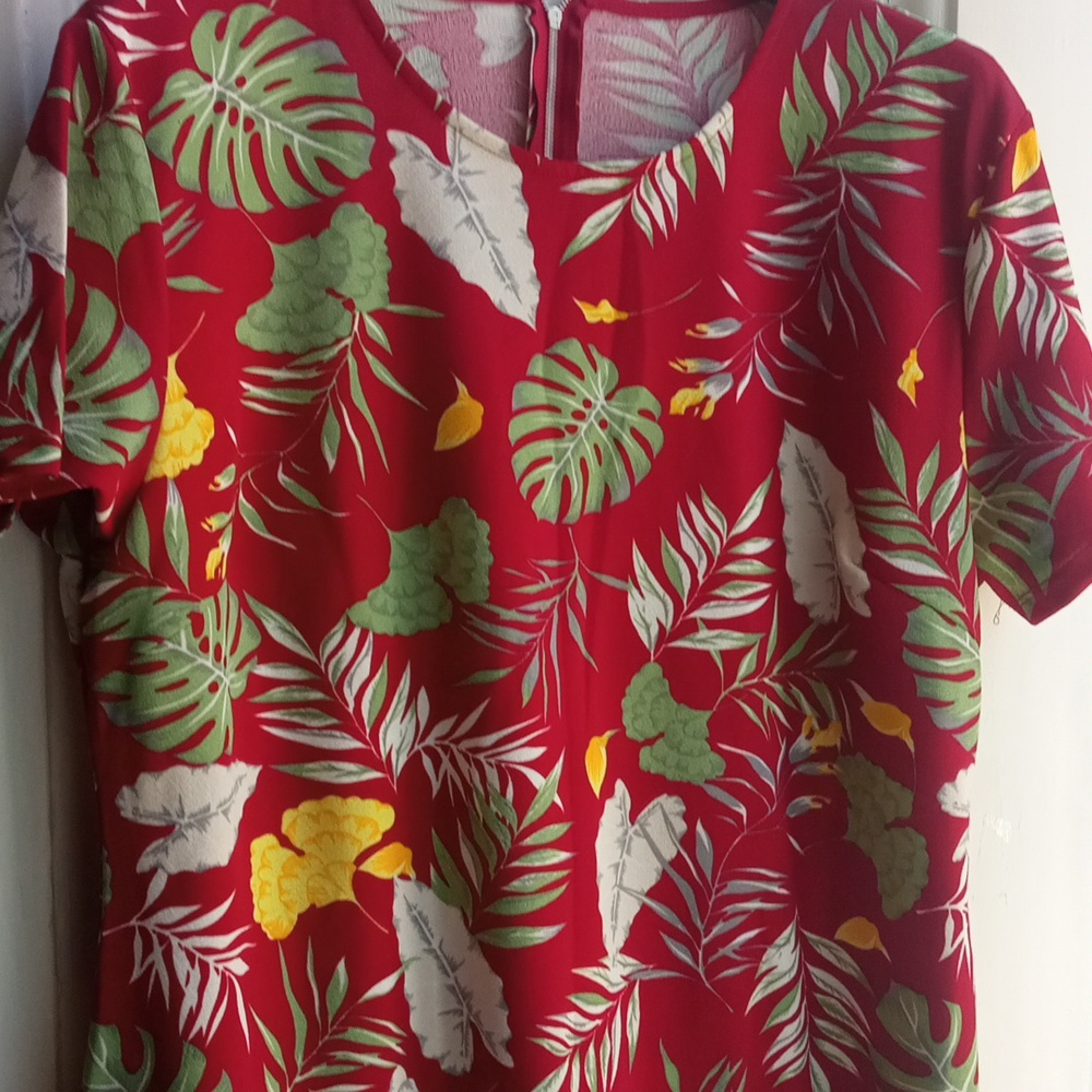 Short sleeve shift dress Purchased in Spain XL-Europen size 48
